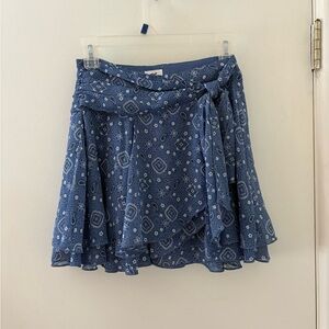 Aerie Blue Patterned Women's Skirt
